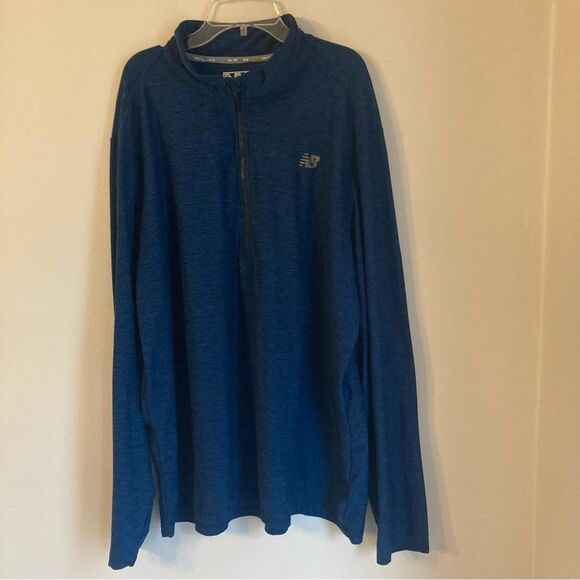 New Balance Men’s NB dry performance quarter zip jacket pullover size XXL. EUC!! - Picture 1 of 6